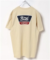 BRIXTON ブリクストン 16172 メンズ トップス カットソー Tシャツ 半袖 KK C23(CREAM-M)
