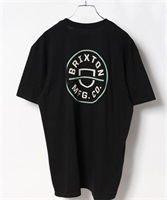 BRIXTON ブリクストン 16493 メンズ トップス カットソー Tシャツ 半袖 KK1 C23(BKOWJ-M)
