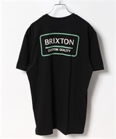 BRIXTON ブリクストン 16616 メンズ トップス カットソー Tシャツ 半袖 KK1 C23(BKJOW-M)