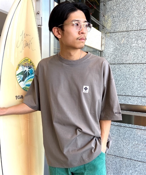 Columbia コロンビア Imperial Park Graphic SS Tee PM6871 メンズ 半袖 Tシャツ KK1 D12(BRBL-M)