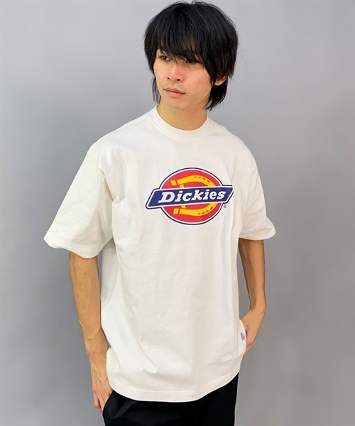 Dickies ディッキーズ 18470900 メンズ 半袖 Tシャツ プリント KK1 C24(01WT-M)