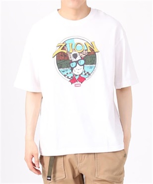 CHUMS チャムス Oversized ZION Souvenir CHUMS T-Shirt DESI CH01-2183 メンズ 半袖 Tシャツ KK1  F12