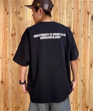 【ムラサキスポーツ別注】CLARK FOAM/クラークフォーム クルーネック半袖Tシャツ ワンポイント/バックプリント コットンTee 010912000090