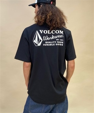 【ムラサキスポーツ別注】VOLCOM/ボルコム クルーネックTシャツ/半袖Tee バックプリント コットンTシャツ AF302302