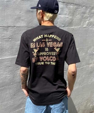 VOLCOM ボルコム VEGAS HAPPENING NAME DROP AF512325 メンズ 半袖 Tシャツ KK2 E5