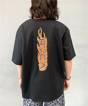 RVCA ルーカ HOT RVCA SS BD041-P27 バックプリント 半袖 Tシャツ ムラサキスポーツ限定 KK2 D24