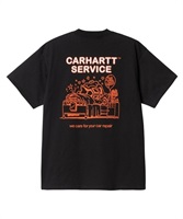 Carhartt WIP/カーハートダブリューアイピー 半袖Tシャツ バックプリント コットン I031756(BK-M)