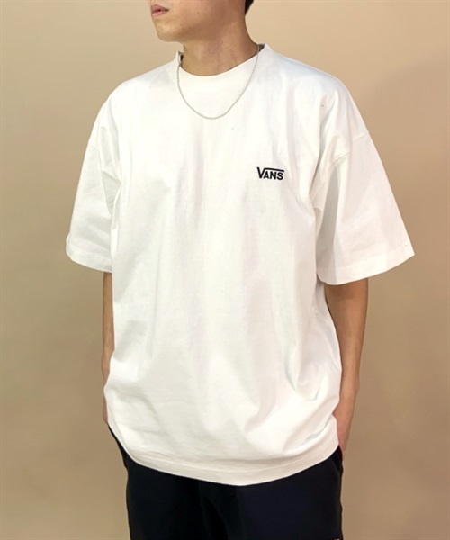 【マトメガイ対象】VANS バンズ 123R1010823 メンズ 半袖 Tシャツ ムラサキスポーツ限定 KK1 B24(WHITE-M)