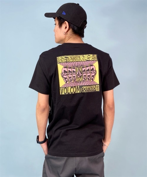 VOLCOM ボルコム AF512306 メンズ 半袖 Tシャツ KK1 C14｜ムラサキ 