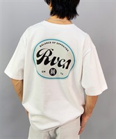 【クーポン対象】RVCA ルーカ PILS BD041-226 メンズ 半袖 Tシャツ バックプリント KK1 C6(WHT-M)