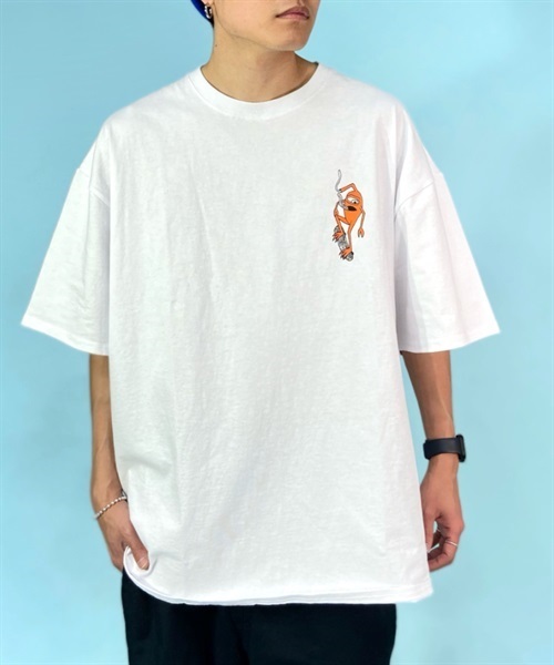 TOY MACHINE トイマシーン MTMSDST4 メンズ 半袖 Tシャツ ムラサキスポーツ限定 KK1 C1(WHITE-M)