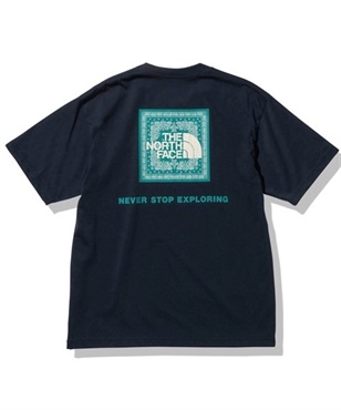 THE NORTH FACE ザ・ノース・フェイス S/S Bandana Square Logo Tee ショートスリーブ NT32349 メンズ 半袖 Tシャツ KK1 C6