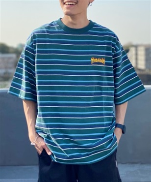 【マトメガイ対象】THRASHER スラッシャー FLAME THMM-001 B メンズ 半袖 Tシャツ カットソー ムラサキスポーツ限定 KK1 C18