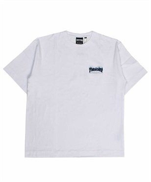 【マトメガイ対象】THRASHER スラッシャー FLAME THMM-002 メンズ 半袖 Tシャツ カットソー ムラサキスポーツ限定 KK1 C23