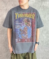 THRASHER スラッシャー MAGAZINE THMM-004 メンズ 半袖 Tシャツ カットソー ムラサキスポーツ限定 KK1 C20