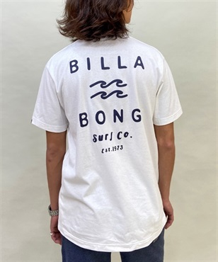 【マトメガイ対象】BILLABONG ビラボン CLEAN LOGO BD011-204 メンズ 半袖 Tシャツ バックプリント KX1 B20