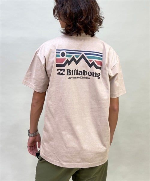 BILLABONG ビラボン LENGTH BD011-220 メンズ 半袖 Tシャツ バックプリント KX1 B20(SND-M)