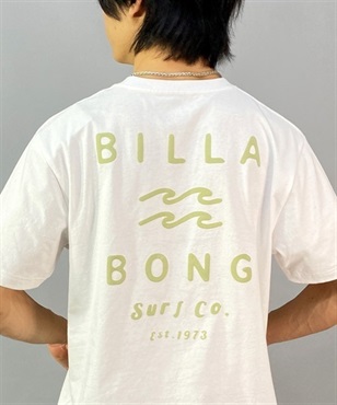 【マトメガイ対象】BILLABONG ビラボン CLEAN LOGO BD011-204 メンズ 半袖 Tシャツ バックプリント KX1 D21
