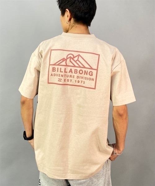 BILLABONG ビラボン BD011-217 メンズ 半袖 Tシャツ バックプリント KX1 B25(SND-M)