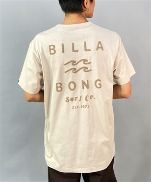 【マトメガイ対象】BILLABONG/ビラボン CLEAN LOGO/ブランドロゴ バックプリントTシャツ/半袖Tシャツ BD011-204