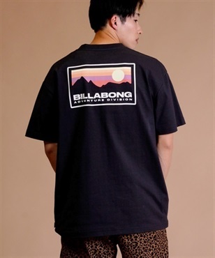BILLABONG/ビラボン バックプリントTシャツ クルーネック半袖Tee/吸水速乾 ヘビーウェイトTシャツ BD011-244