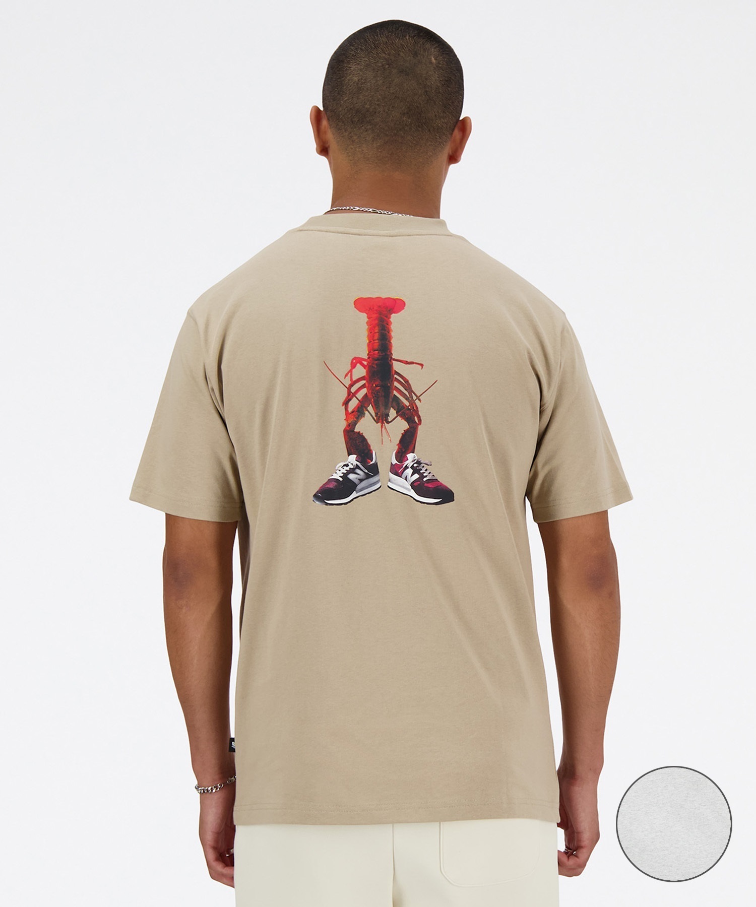 new balance ニューバランス Athletics Lobster リラックス ショートスリーブTシャツ メンズ 半袖 バックプリント MT41546(SOT-M)