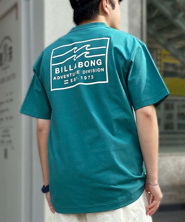 【マトメガイ対象】BILLABONG ビラボン メンズ バックプリントTシャツ ロゴT 半袖 BE011-214