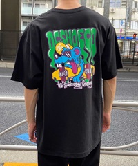 【マトメガイ対象】DC ディーシー DST242005 メンズ 半袖 Tシャツ タイダイ柄 ドロップ ショルダー ワイドフィット