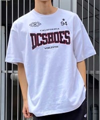 【マトメガイ対象】DC ディーシー DST242012 メンズ 半袖 Tシャツ 刺繍ロゴ ドロップショルダー