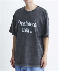 【クーポン対象】DC ディーシー メンズ 半袖 Tシャツ ドロップショルダー ピグメント加工 DST242014