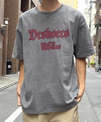 【マトメガイ対象】DC ディーシー メンズ 半袖 Tシャツ ドロップショルダー ピグメント加工 DST242014