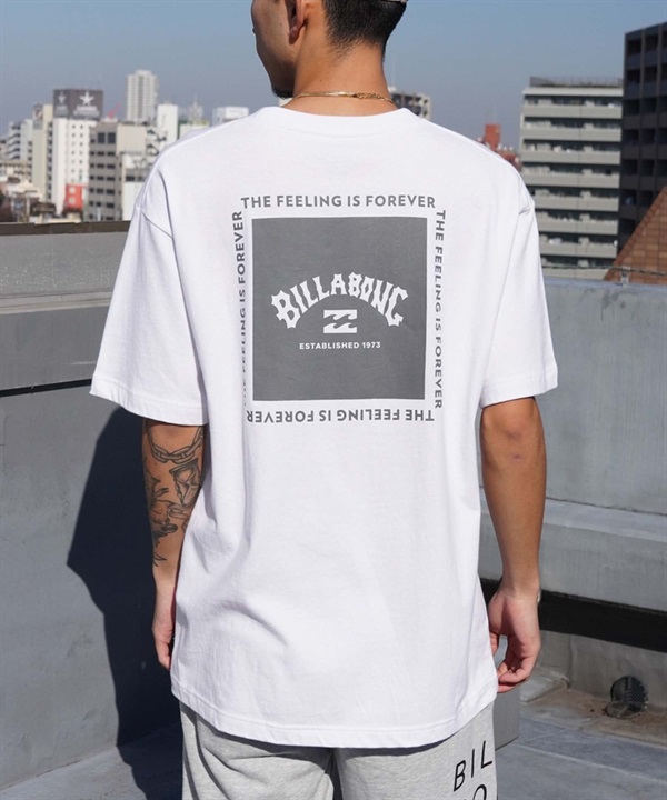 BILLABONG ビラボン ARCH SQUARE Tシャツ 半袖 メンズ バックプリント BE011-209