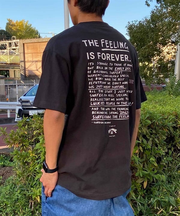 BILLABONG ビラボン FEELING IS FOREVER メンズ Tシャツ 半袖 バックプリント BE011-210