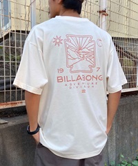 BILLABONG ビラボン BOUNDARY メンズ Tシャツ 半袖 バックプリント 速乾 UVケア BE011-218(CRM-M)
