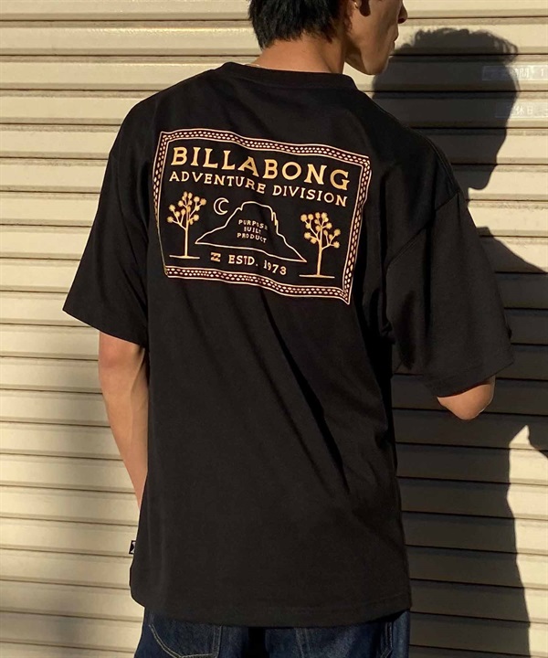 BILLABONG ビラボン BOUNDARY メンズ Tシャツ 半袖 バックプリント 速乾 UVケア BE011-218