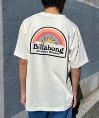 【クーポン対象】BILLABONG ビラボン SUN UP メンズ Tシャツ 半袖 バックプリント 速乾 UVケア BE011-219