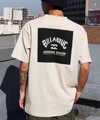 BILLABONG ビラボン ADIV SQUARE LOGO メンズ 半袖 Tシャツ バックプリント BE011-230