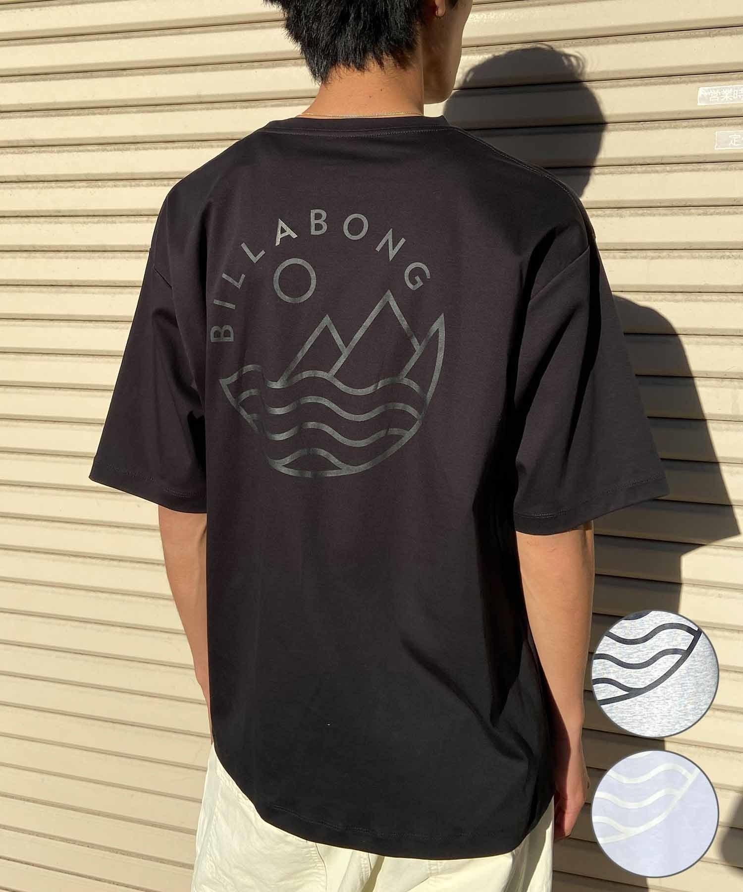 【マトメガイ対象】BILLABONG ビラボン PREMIUM SILKETE SMOOTH POCKET TEE メンズ Tシャツ 半袖 UVケア BE011-304(BLK-M)