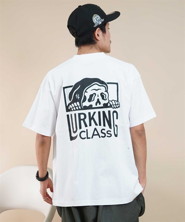 【ムラサキスポーツ限定】LURKING CLASS ラーキングクラス メンズ 半袖 Tシャツ オーバーサイズ Tシャツ ST24STM01