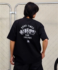 LURKING CLASS ラーキングクラス ST24STM04 メンズ 半袖 Tシャツ バックプリント オーバーサイズ Tシャツ ムラサキスポーツ限定(BLACK-M)