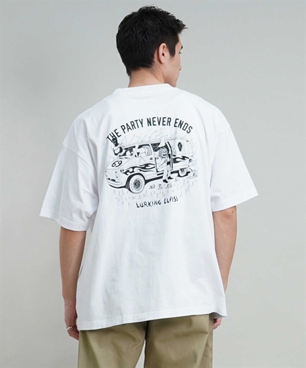 LURKING CLASS ラーキングクラス ST24STM12 メンズ 半袖 Tシャツ バックプリント オーバーサイズ