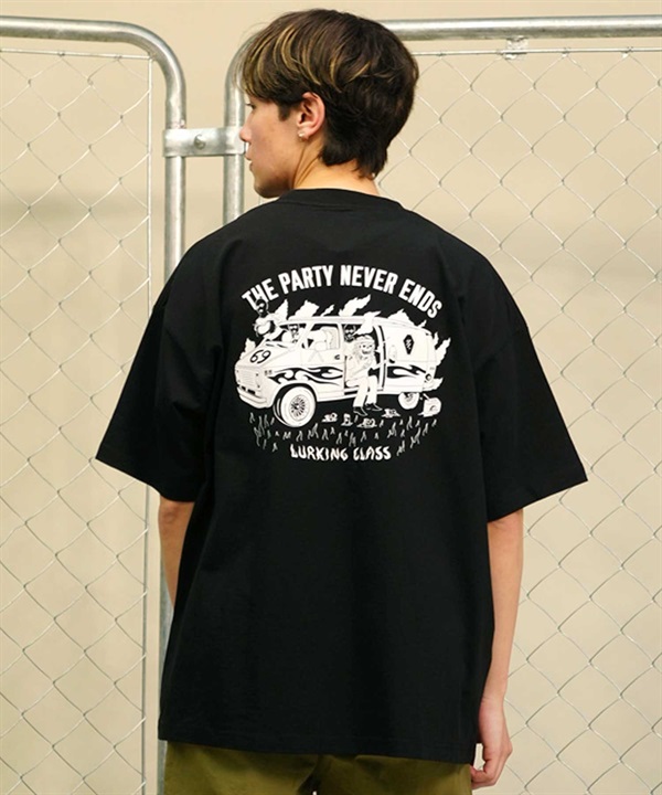 LURKING CLASS ラーキングクラス ST24STM12 メンズ 半袖 Tシャツ バックプリント オーバーサイズ