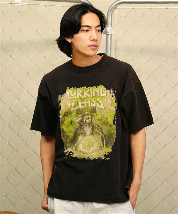 LURKING CLASS ラーキングクラス ST24STM18 半袖 Tシャツ フロント プリント オーバーサイズ