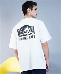 【 ムラサキスポーツ限定】LURKING CLASS ラーキングクラス メンズ 半袖 Tシャツ バックプリント カモ柄 ST24STM14(WHITE-M)
