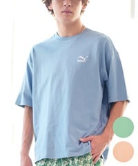PUMA プーマ メンズ Tシャツ 半袖 ワンポイント ロゴ 刺繍 シンプル ビッグシルエット クルーネック 626025(45-S)