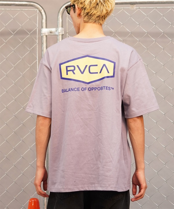 RVCA ルーカ HEX BOX TEE メンズ 半袖 Tシャツ バックプリント ロゴ オーバーサイズ BE041-225