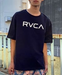 RVCA ルーカ BIG RVCA TEE メンズ 半袖 Tシャツ ロゴ シンプル オーバーサイズ BE041-226(BLK-S)