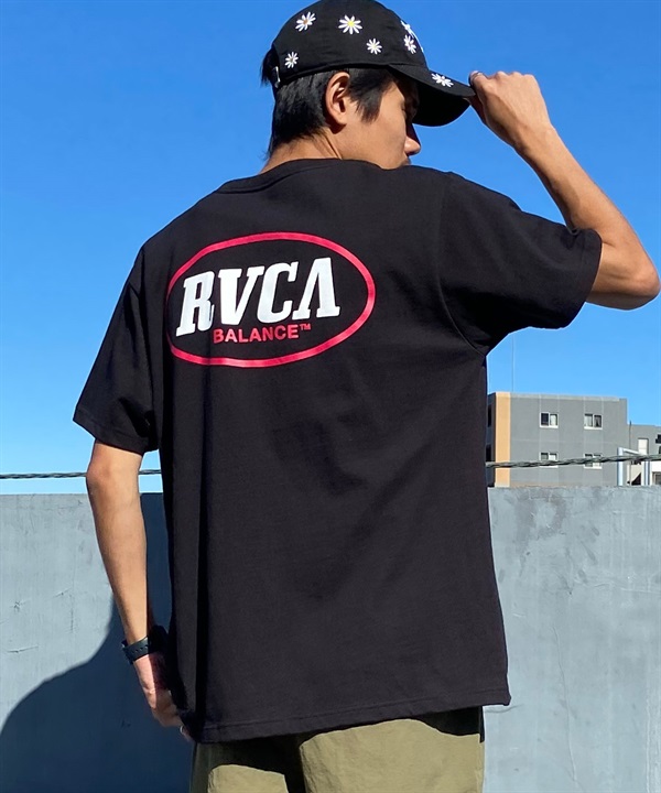 RVCA ルーカ メンズ 半袖 Tシャツ バックプリント コットン クルーネック BE041-233