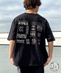 RVCA ルーカ メンズ 半袖 Tシャツ バックプリント ロゴ オーバーサイズ BE041-238