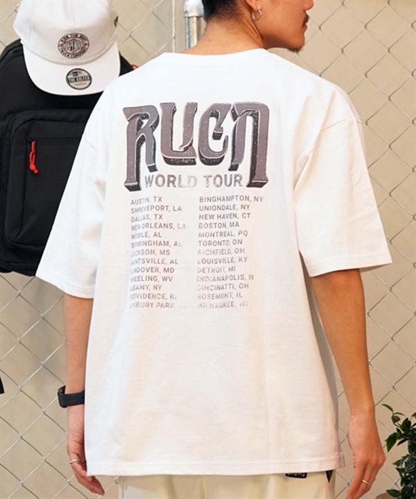 【ムラサキスポーツ限定】RVCA ルーカ RVCA TOUR TEE メンズ 半袖 Tシャツ バックプリント BE041-P23